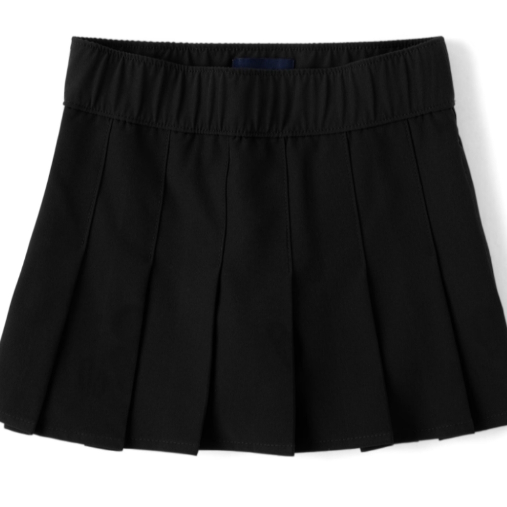 Black Pleated Skirt Children's Place size 10